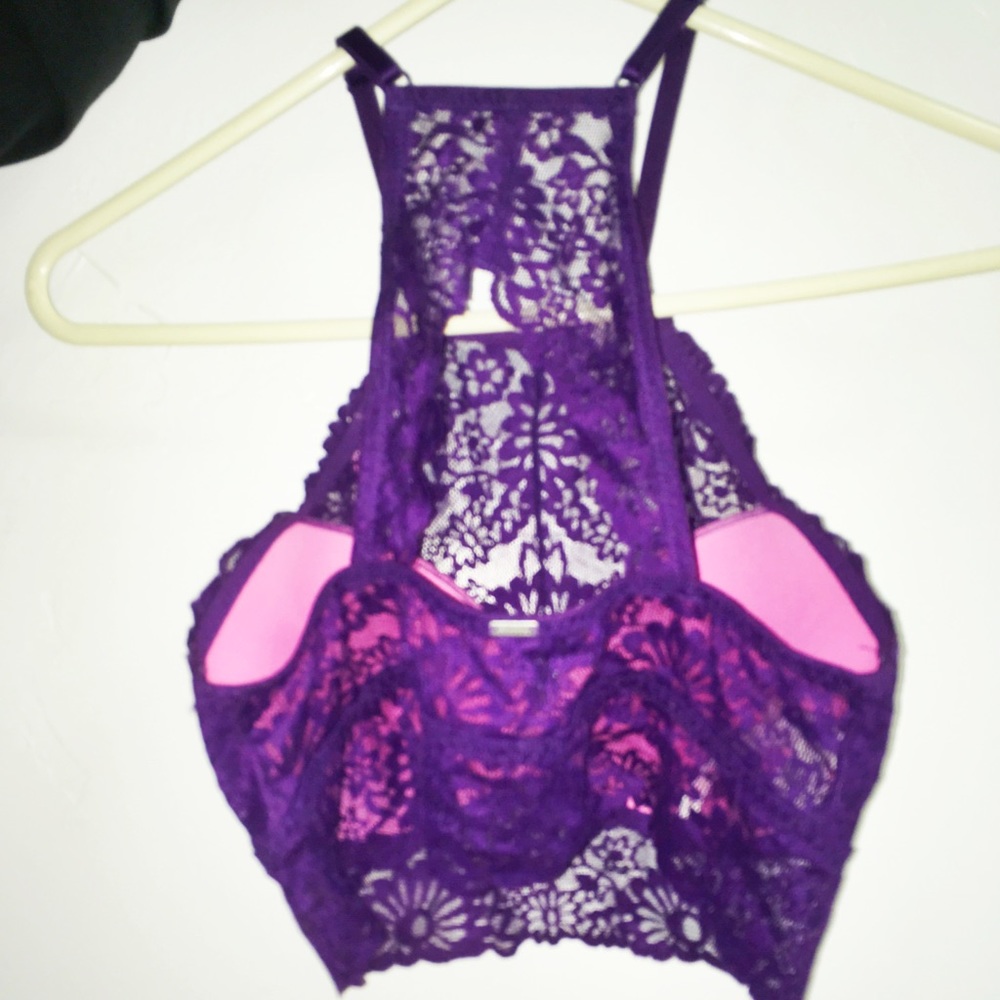 New! Victoria’s Secret PINK bralette sheer lace. - Picture 3 of 6
